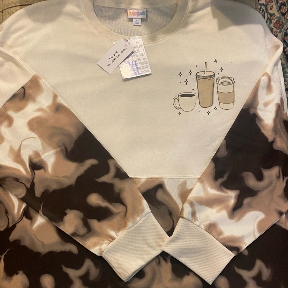 SALE 🍂 XL Supply Crew sweatshirt- coffee style!